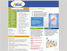 Tablet Screenshot of apath.com